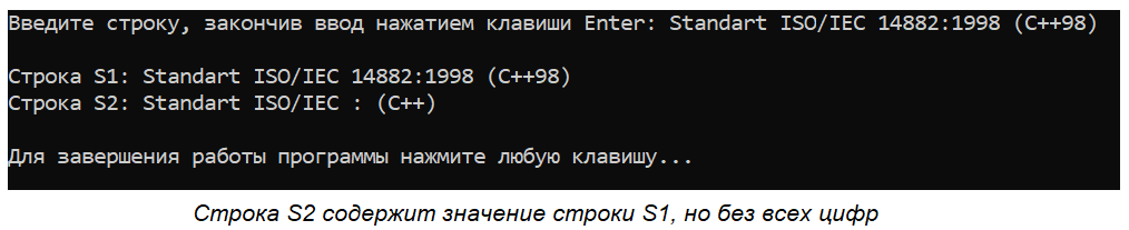 результаты работы программы (все цифры были удалены)